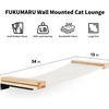 image:imageFUKUMARU Cat Wall Furniture 34 x 13 inch Cats Hammock Shelves Rubberwood Kitten Window Perch Easy DIY Installation