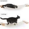 image:imageFUKUMARU Cat Wall Furniture 34 x 13 inch Cats Hammock Shelves Rubberwood Kitten Window Perch Easy DIY Installation