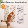 image:imageFUKUMARU Sisal Cat Scratcher Ramp with 3 Pieces Replacement Cat Scratch Pads for Indoor Cats Sturdy Wood Frame Cats Scratching Boards Furniture Protector for Couch Sofa