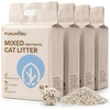 image:imageFUKUMARU Tofu Cat Litter  Natural Lightweight Bean Dregs amp Corn Starch Cat Litter Pellets Dust Free Quick Clumping Effective Odor Control Flushable Low Tracking 32lb 8lb x 4 BagsWhite Tea Light Aroma