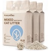 image:imageFUKUMARU Tofu Cat Litter  Natural Lightweight Bean Dregs amp Corn Starch Cat Litter Pellets Dust Free Quick Clumping Effective Odor Control Flushable Low Tracking 32lb 8lb x 4 BagsWhite Tea Light Aroma