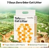 image:imageFUKUMARU Tofu Cat Litter  Natural Lightweight Bean Dregs amp Corn Starch Cat Litter Pellets Dust Free Quick Clumping Effective Odor Control Flushable Low Tracking 32lb 8lb x 4 BagsNaturally Fresh Scent