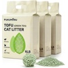 image:imageFUKUMARU Tofu Cat Litter 12lb  Lavender Scent Firm Clumping Natural Odor Control Low Dust Flushable PlantBased Pellets for Cats 6lb x 2 BagsLight Green Tea Aroma