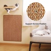 image:imageFUKUMARU 187 Inch L Shape Cat Scratcher and 236 X 157 Inch Natural Sisal Cat Scratcher Mat