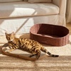 image:imageFUKUMARU 2 Packs Replacement Refills for 24 Inch Cat Scratcher Bed Sofa 14 Inch Thickness Cardboard Scratching Board Cat Scratch Pads Suitable for Indoor Cats