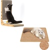 image:imageFUKUMARU 187 Inch L Shape Cat Scratcher and 236 X 157 Inch Natural Sisal Cat Scratcher Mat
