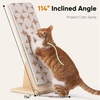 image:imageFUKUMARU Cat Scratcher Ramp for Indoor Cats Wood L Shape Cat Scratching Board Replaceable Cardboard Cat Scratch Pad Vertical Kitten Scratcher Furniture Protector for Couch Sofa Wall