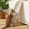 image:imageFUKUMARU Cat Scratcher Ramp for Indoor Cats Wood L Shape Cat Scratching Board Replaceable Cardboard Cat Scratch Pad Vertical Kitten Scratcher Furniture Protector for Couch Sofa Wall