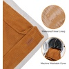 image:imageFUKUMARU 55Inch Thick Dog Bed Mat Washable Cat Bed with Waterproof Lining Orthopedic Dog Beds for Senior Dogs Cozy Flat Dog Kennel Bed for Crate NonSlip Pet Pillow Bed OrangeGinger Yellow