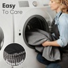 image:imageFUKUMARU Cute Dog Bed Thickened Orthopedic Dogs Couch 36in Egg Crate Foam Pet Sofa for Medium to Large Dogs Waterproof Warm Corduroy Pet Bed with Washable Cover BlueDark Grey