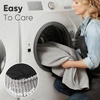 image:imageFUKUMARU Cute Dog Bed Thickened Orthopedic Dogs Couch 36in Egg Crate Foam Pet Sofa for Medium to Large Dogs Waterproof Warm Corduroy Pet Bed with Washable Cover BlueGrey