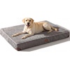 image:imageFUKUMARU Dog Bed Thickened Corduroy Orthopedic Dog Beds with Washable Cover Large Waterproof Dogs Bed for Crate 28D Egg Crate Foam Support Pet Mat Cozy Pet Bed Pad with AntiSlip Bottom GreyGrey