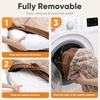 image:imageFUKUMARU Large Thickened Dog Couch Bed Orthopedic Waterproof amp Washable  Heavy Duty Dog Sofa with 4 ExtraThick EggCrate Foam Relieves Joint Pressure Fully Removable Fits Medium to Large DogsCamel