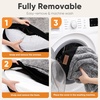 image:imageFUKUMARU Large Thickened Dog Couch Bed Orthopedic Waterproof amp Washable  Heavy Duty Dog Sofa with 4 ExtraThick EggCrate Foam Relieves Joint Pressure Fully Removable Fits Medium to Large DogsBlack