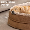 image:imageFUKUMARU Large Thickened Dog Couch Bed Orthopedic Waterproof amp Washable  Heavy Duty Dog Sofa with 4 ExtraThick EggCrate Foam Relieves Joint Pressure Fully Removable Fits Medium to Large DogsCamel