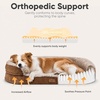 image:imageFUKUMARU Large Thickened Dog Couch Bed Orthopedic Waterproof amp Washable  Heavy Duty Dog Sofa with 4 ExtraThick EggCrate Foam Relieves Joint Pressure Fully Removable Fits Medium to Large DogsCamel