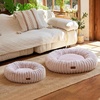 image:imageFUKUMARU Small Dog Bed 25 Orthopedic Dog Bed for Puppies Donut Cat Beds  Gradient Color Calming Donut Dog Beds for Small Dogs Round Pet Bed with Washable Cover Cute Cat Bed for Indoor Cats PinkPink Gradient