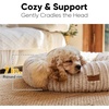 image:imageFUKUMARU Small Dog Bed 25 Orthopedic Dog Bed for Puppies Donut Cat Beds  Gradient Color Calming Donut Dog Beds for Small Dogs Round Pet Bed with Washable Cover Cute Cat Bed for Indoor Cats PinkCamel Gradient