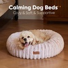 image:imageFUKUMARU Small Dog Bed 25 Orthopedic Dog Bed for Puppies Donut Cat Beds  Gradient Color Calming Donut Dog Beds for Small Dogs Round Pet Bed with Washable Cover Cute Cat Bed for Indoor Cats PinkPink Gradient