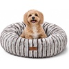 image:imageFUKUMARU Small Dog Bed 25 Orthopedic Dog Bed for Puppies Donut Cat Beds  Gradient Color Calming Donut Dog Beds for Small Dogs Round Pet Bed with Washable Cover Cute Cat Bed for Indoor Cats PinkCoffee Gradient