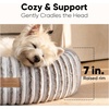 image:imageFUKUMARU Small Dog Bed 25 Orthopedic Dog Bed for Puppies Donut Cat Beds  Gradient Color Calming Donut Dog Beds for Small Dogs Round Pet Bed with Washable Cover Cute Cat Bed for Indoor Cats PinkCoffee Gradient