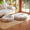 image:imageFUKUMARU Small Dog Bed 25 Orthopedic Dog Bed for Puppies Donut Cat Beds  Gradient Color Calming Donut Dog Beds for Small Dogs Round Pet Bed with Washable Cover Cute Cat Bed for Indoor Cats PinkCamel Gradient