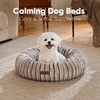 image:imageFUKUMARU Small Dog Bed 25 Orthopedic Dog Bed for Puppies Donut Cat Beds  Gradient Color Calming Donut Dog Beds for Small Dogs Round Pet Bed with Washable Cover Cute Cat Bed for Indoor Cats PinkCoffee Gradient