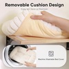 image:imageFUKUMARU Cat Wall Shelves Cat Walls Furniture with Soft Bed Solid Rubber Wood Floating Shelf Kitten Window Perch for Sleeping Playing and ScratchingMCushion Mat