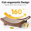image:imageFUKUMARU Sisal Cat Scratcher Bed Solid Wood Cat Hammock for Indoor Cats  236 Inch Durable Scratching Bed Large Cat Scratch Pad Natural Sisal Hammock Cat Lounger Scratcher for Sleeping BrownBrown