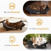 image:imageFUKUMARU Sisal Cat Scratcher Bed Solid Wood Cat Hammock for Indoor Cats  236 Inch Durable Scratching Bed Large Cat Scratch Pad Natural Sisal Hammock Cat Lounger Scratcher for Sleeping BrownBlack