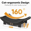 image:imageFUKUMARU Sisal Cat Scratcher Bed Solid Wood Cat Hammock for Indoor Cats  236 Inch Durable Scratching Bed Large Cat Scratch Pad Natural Sisal Hammock Cat Lounger Scratcher for Sleeping BrownBlack